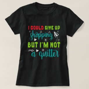 T-shirt Art de mots de shopping amusant