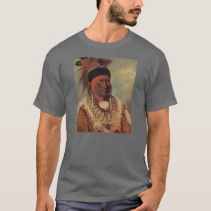 T-shirt Art de Natif américain de Catlin