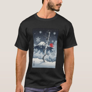 T-shirt Art de neige cool anime sabre de samouraï japonais