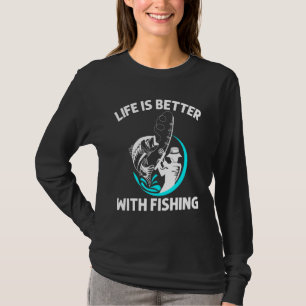 T-shirt Art de pêche cool pour hommes femmes pêcheurs croc
