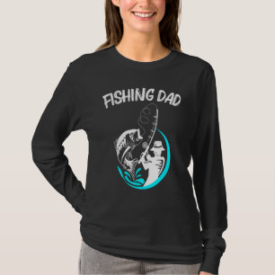 T-shirt Art De Pêche cool Pour Hommes Papa Pêcheurs Poisso