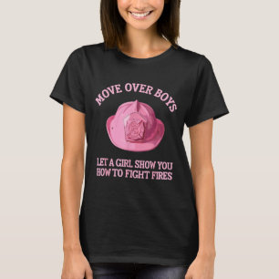 T-shirt Art de pompier drôle pour femmes filles pompier