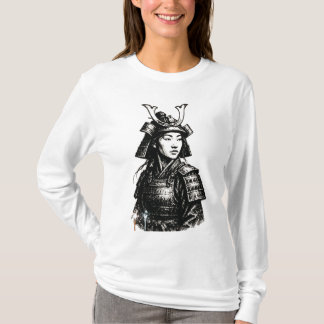 T-shirt Art de rue Samurai Girl