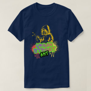 T-shirt Art de rue urbain Néon Splash