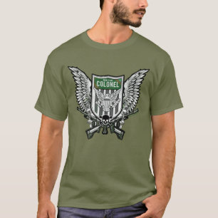 T-shirt Art de tatouage de crête à ailes par drapeau du