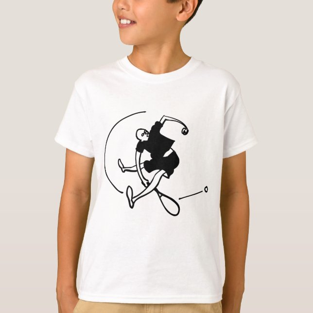 T-shirt Art de tennis par Kyle T. Webster (Devant)