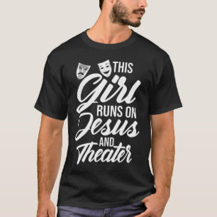 T-shirt Art de théâtre cool pour femmes filles musical Bro
