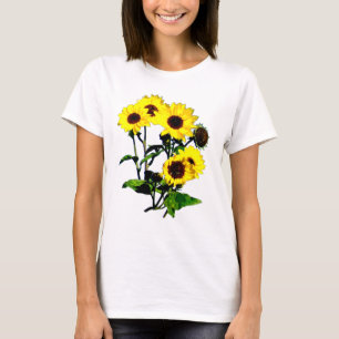 T-shirt art de tournesol
