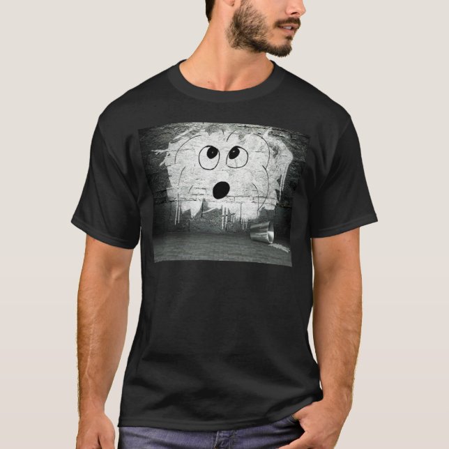 T-shirt Art de Tulear Graffiti de coton (Devant)