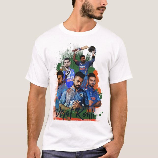 T-shirt Art de Virat Kohli (Devant)