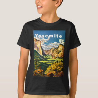 T-shirt Art de voyage dans le parc national de Yosemite