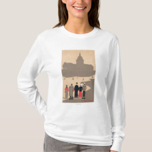 T-shirt Art déco SceneParis, France de Le Pantheon