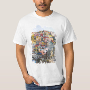 T-shirt Art des Cinque Terre