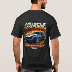 T-shirt Art des voitures anciennes hautes performances