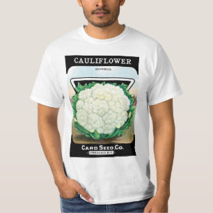 T-shirt Art d'étiquette de paquet de graines vintage, légu
