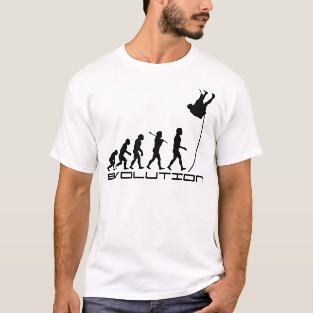 T-shirt Art d'évolution de sport de chambre forte de (Devant)