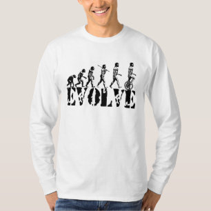 T-shirt Art d'évolution de sport d'Unicycling de monocycl