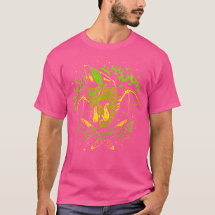 T-shirt Art d'horreur - Monstre de chauve-souris Pompadour