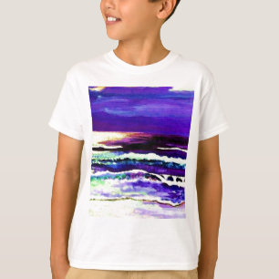 T-shirt Art d'océan de CricketDiane "de mer de nuit de