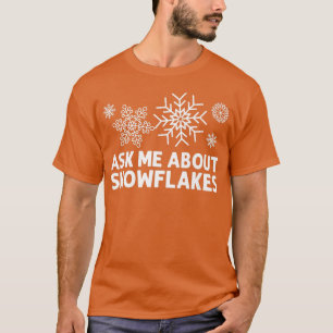 T-shirt Art Drôle De Flocon De Neige Pour Hommes Femmes Ne