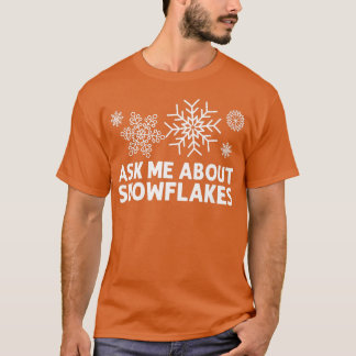 T-shirt Art Drôle De Flocon De Neige Pour Hommes Femmes Ne