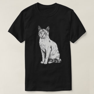 T-shirt Art du Chat Assis