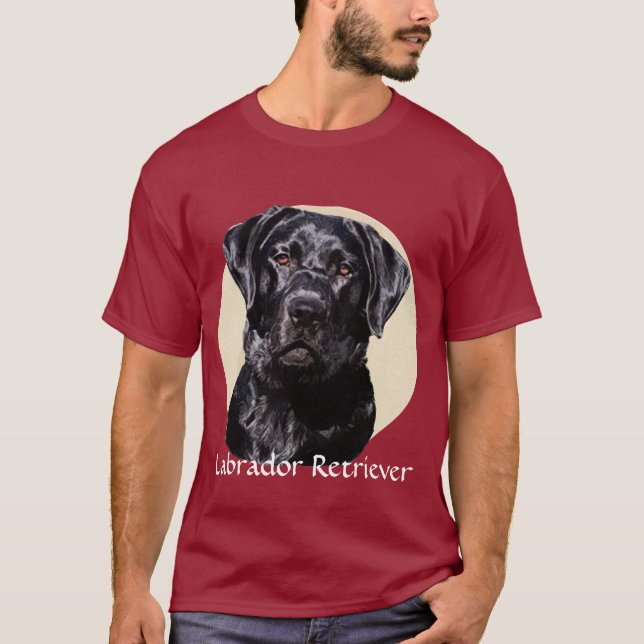 T-shirt Art du Labrador Retriever (Devant)