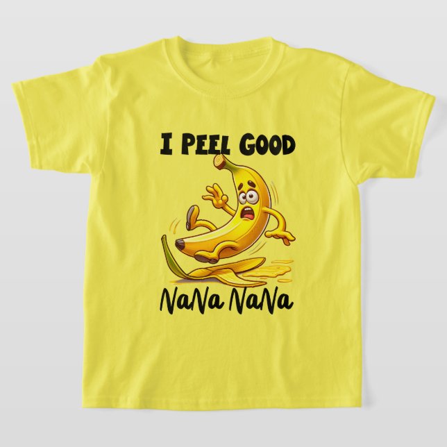 T-shirt Art du mot à la banane drôle (Poser)