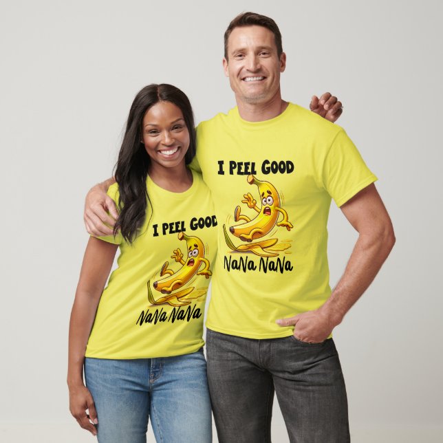 T-shirt Art du mot à la banane drôle (Unisexe)