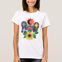 Art du symbole floral de l'œil céleste