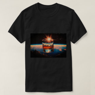 T-shirt Art du Whisky : Dans l'espace (Peinture n° 8)