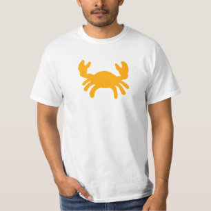 T-shirt Art du zodiaque du Cancer jaune – Symbole d'astrol
