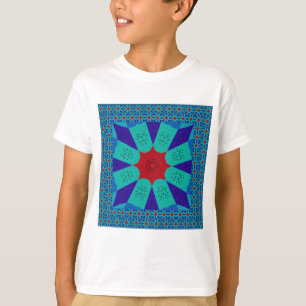 T-shirt Art Égyptien Ancien : Un Mandala Vibrant.