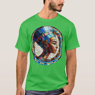 T-shirt Art égyptien de la mosaïque Nefertiti