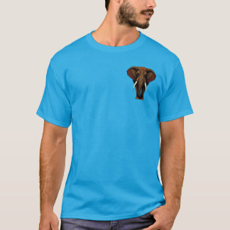T-shirt Art éléphant orné