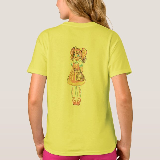 T-shirt Art Feline décontracté pour tous les âges (Dos)