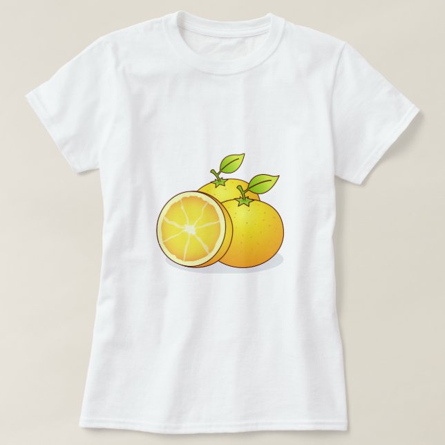 T-shirt Art fruitier des Oranges (Design devant)
