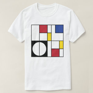T-shirt Art Géométrique Abstrait 