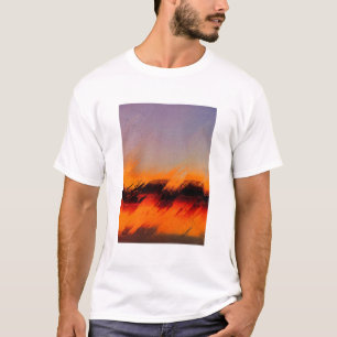T-shirt Art géométrique coloré abstrait