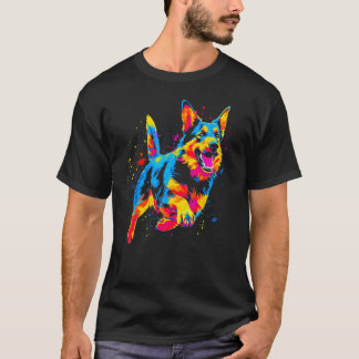 T-shirt Art German Shepherd