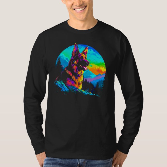 T-shirt Art German Shepherd 1 (Devant)