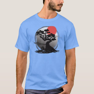 T-shirt Art graphique vintage japonais Bonsai Tree Sakura