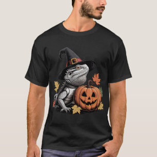 T-shirt Art Halloween de sorcière de dragon barrée