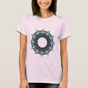 T-shirt ART I de fractale de kaléidoscope de visage