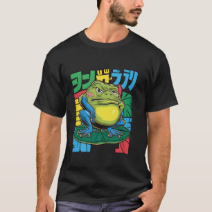 T-shirt Art japonais Grenouille grincheuse Japonaise. Amou