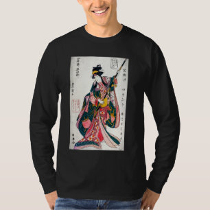 T-shirt Art japonais Imprimer Geisha Ukiyo-e Esthétique