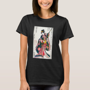 T-shirt Art japonais Imprimer Geisha Ukiyo-e Esthétique