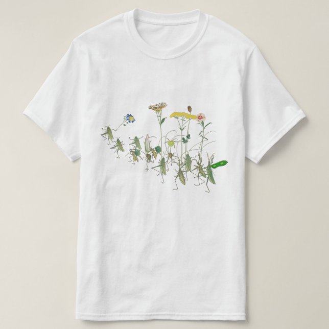 T-shirt Art japonais vintage d'insecte (Design devant)