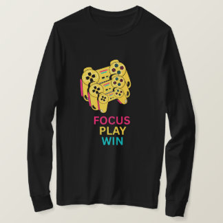 T-Shirt Art Manette de jeu Focus Play Win
