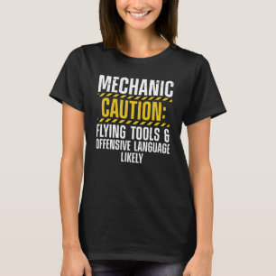 T-shirt Art Mécanique Drôle Pour Homme Drag Racing Garage